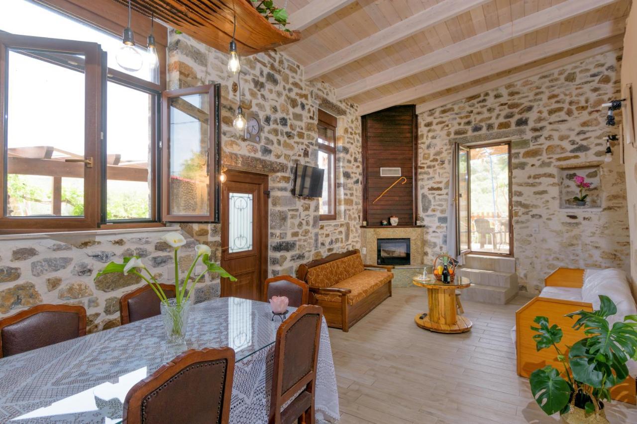 Platipodi Stone House Villa Nikithianos ภายนอก รูปภาพ